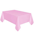 Plastik Naylon Su Geçirmez Parti Piknik Renkli Masa Örtüsü - 120x180 Cm. - Pembe - 1 Adet