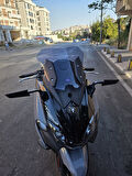 MOTOCAM Sym Maxsym TL 508 Siperlik Ön Cam 2022-2025 Model 41cm Füme Renkli 4mm SPORTİF