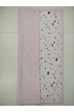 Anne Yanı Bebek Battaniyesi, Pike & Müslin, %100 Pamuklu, Pembe Gri Damlalar, Pembe, 70 x 100 cm