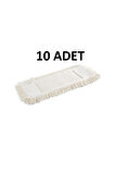 Nemli Mop Bezi Zincir Mob Yedek Bezi Yıkanabilir 50 Cm 10 Adet