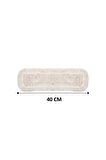 Nemli Mop Bezi Zincir Mob Yedek Bezi Yıkanabilir 50 Cm 10 Adet