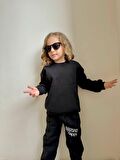 Miniğimin cicileri Happy Unisex Kışlık Çocuk Takım - Siyah