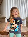 Miniğimin Cicileri Minnie Garni Fitilli Kapri Takım - Yesil