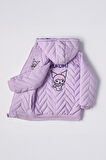 Minigimin Cicileri Krm Karakter Baskılı Kız Çocuk İçi Welsoft Mevsimlik Mont - Lila
