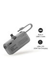Power Mini 5000mAh 3'ü 1 arada USB-C