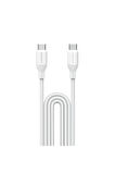 1-Link USB-C - USB-C (3,0m / Destek 100W) Örgülü (Siyah)