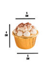 Muffin - Cupcake Kalıbı 25 Adet Yağ Geçirmez Pişirme Kalıpları Doğum Günü, Düğün, Nişan..