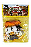 Mini Çiftlik Hayvan Figürleri - 10 Adet ( Ortalama 7 cm )