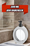 350 ml Tezgah Üstü Oval Banyo / Mutfak Sıvı Sabunluk | Banyo / Mutfak / Bulaşık / Lavabo/Deterjanlık