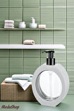 350 ml Tezgah Üstü Oval Banyo / Mutfak Sıvı Sabunluk | Banyo / Mutfak / Bulaşık / Lavabo/Deterjanlık