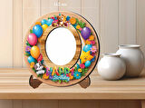 MDF Malzemeden Çocuklar İçin 14x14 cm UV Baskılı Fotoğraf V2