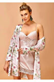 SABAHLIKLI DESENLİ KAPLI SATEN GECELİK TAKIM NURTEKS5352