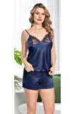 Kutulu Çeyizlik Saten Dantelli Altılı Set-360