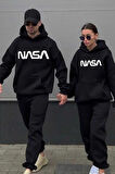 Nasa Baskılı Çift Sevgili Kombini Tasarım Sweatshirt