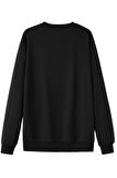 Ice Cream Baskılı Kapüşonlu Sweatshirt