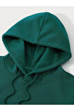 Faith Baskılı Kapüşonlu Sweatshirt
