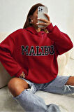 Unisex Malibu Baskılı Sweatshirt