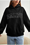 Unisex Malibu Baskılı Sweatshirt