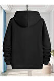 Perfectly Baskılı Kapüşonlu Sweatshirt