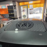 Sunroof Sticker, Medusa Sunroof Sticker, Beyaz Renk, 80cm X 44cm