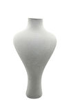 Yerli Üretim Zeus Model Süet Kumaş Gri Renk 42 / 22 Cm Takım Kolye Sergileme Mankeni