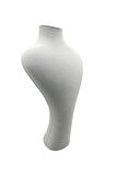 Yerli Üretim Zeus Model Süet Kumaş Gri Renk 42 / 22 Cm Takım Kolye Sergileme Mankeni