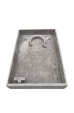 Yerli Üretim Süet Kumaş Gri Renk 26/19 Cm Mini Takı Sergileme Tablası
