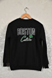 Çocuk Celtic Oversize Baskılı Pamuklu Uzun Kollu Bisiklet Yaka Sweatshirt