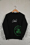 Çocuk Celtic Oversize Baskılı Pamuklu Uzun Kollu Bisiklet Yaka Sweatshirt