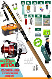 Profesyonel Olta Seti 300 Cm 100-300 gr Atarl Kamış - Metal Kafa 6000 10 Bilyalı Makina Takımı Seti