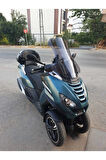 Peugeot Metropolis 400 Siperlik Ön Cam 2021 2024 Model 68cm Açıkfüme Renkli 4mm