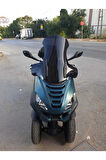 Peugeot Metropolis 400 Siperlik Ön Cam 2021 2024 Model 68cm Siyah Renkli 4mm