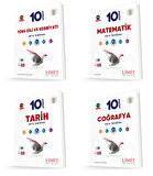 Limit 2026 10. Sınıf Matematik + Türk Dili + Tarih+ Coğrafya Soru Seti 4 Kitap Güncel Müfredat