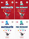 Limit 2025 5. Sınıf Matematik + Fen Bilimleri Konu Anlatım + Soru Seti 4 Kitap Güncel Müfredat