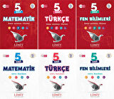Limit 2025 5. Sınıf Matematik + Türkçe + Fen Konu Anlatım + Soru Seti 6 Kitap Güncel Müfredat