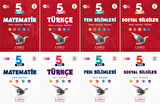 Limit 2025 5. Sınıf Matematik + Türkçe + Fen + Sosyal Konu Anlatım + Soru Seti 8 Kitap Güncel Müfredat