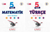 Limit 2025 5. Sınıf Matematik + Türkçe Soru Bankası Seti 2 Kitap Güncel Müfredat