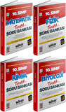 Miray 2026 10. Sınıf Matematik + Fizik + Kimya + Biyoloji Tematik Soru Seti 4 Kitap