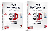 3D Yayınları 2024 Tyt Ayt Matematik Video Destekli Defter Seti 2 Kitap