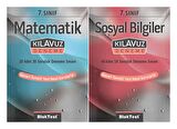 Bloktest 7. Sınıf Matematik + Sosyal Bilgiler Kılavuz Deneme Seti 2 Kitap 2023