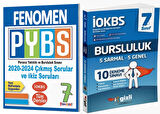 Gizli Yayınları 2025 7. Sınıf 10 Bursluluk Deneme + Fenomen Çıkmış Ve İkiz Sorular Seti 2 Kitap