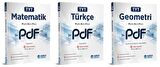 Eğitim Vadisi Tyt Matematik + Türkçe + Geometri Pdf Planlı Ders Föyü Seti 3 Kitap 2023