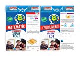 Evrensel İletişim 8. Sınıf Matematik + Fen Bilimleri Yaprak Test Seti 2 Kitap 2023