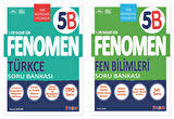 Fenomen Okul 2025 5. Sınıf Türkçe + Fen Bilimleri B Serisi Soru Seti 2 Kitap Güncel Müfredat