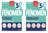 Fenomen Okul 2025 5. Sınıf Türkçe + Paragraf A Serisi Soru Seti 2 Kitap Güncel Müfredat