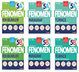 Fenomen Okul 2025 5. Sınıf Paragraf + Türkçe + Fen A + B Serisi Soru Seti 6 Kitap Güncel Müfredat