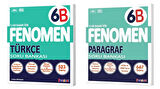 Fenomen Okul 2025 6. Sınıf Türkçe + Paragraf B Serisi Soru Seti 2 Kitap
