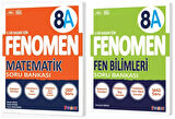 Fenomen Okul 2025 8. Sınıf Matematik + Fen Bilimleri A Serisi Soru Bankası Seti 2 Kitap