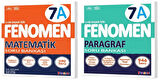 Fenomen Okul 2025 7. Sınıf Matematik + Paragraf A Serisi Soru Seti 2 Kitap