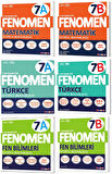 Fenomen Okul 2025 7. Sınıf Matematik + Türkçe + Fen A + B Serisi Soru Seti 6 Kitap
